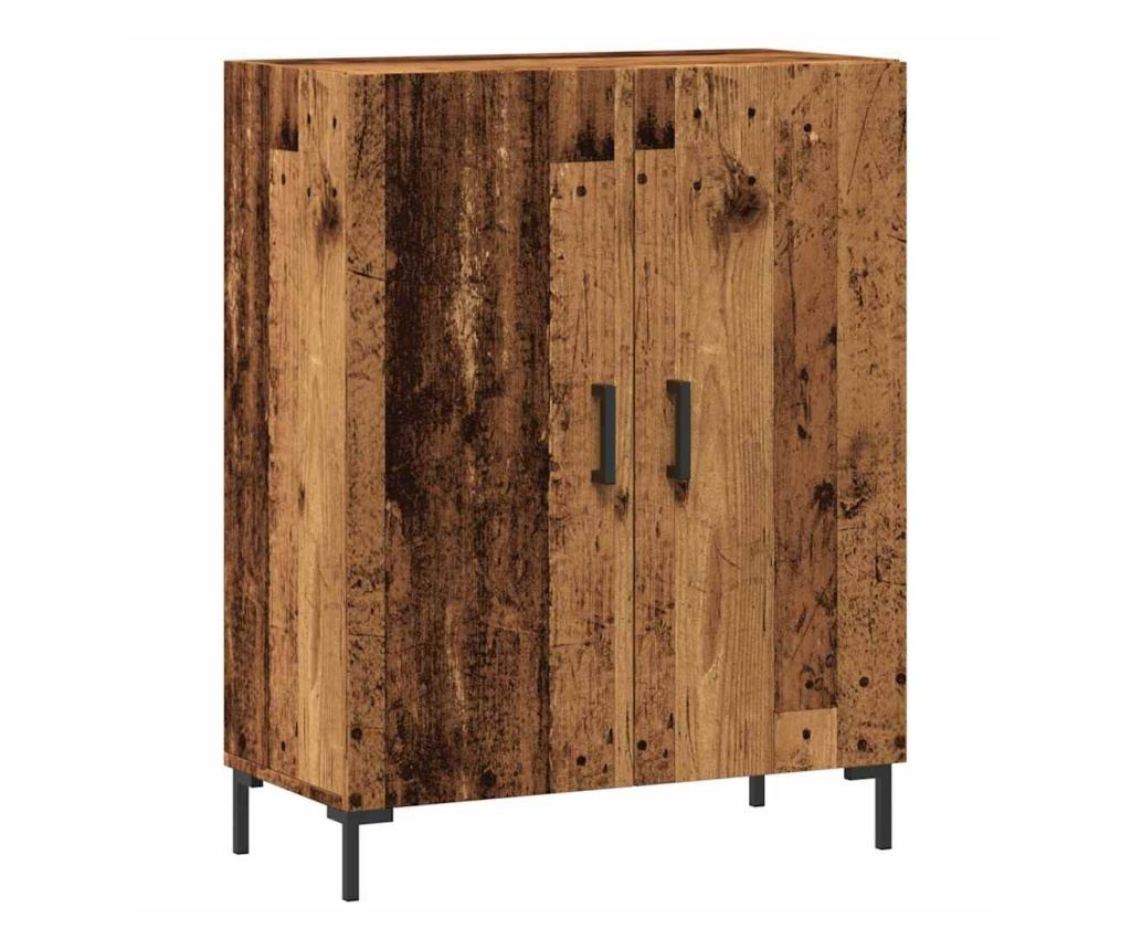 Шкаф за хранене Old Wood 69,5x34x90 cm Инженерна дървесина - 3