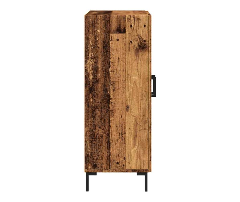 Шкаф за хранене Old Wood 69,5x34x90 cm Инженерна дървесина - 5