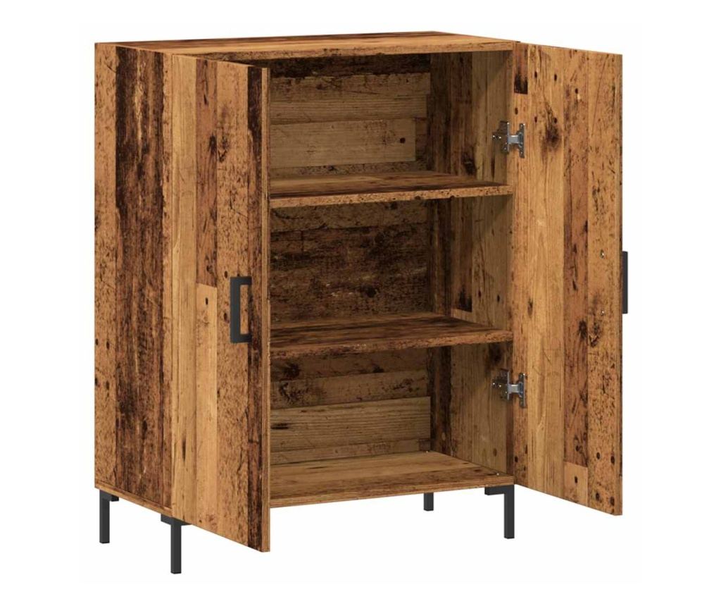 Шкаф за хранене Old Wood 69,5x34x90 cm Инженерна дървесина - 7