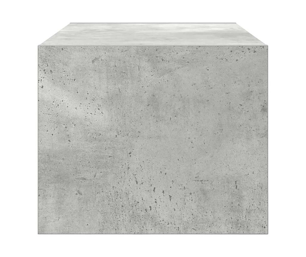 ТВ шкаф Бетон сив 60x31x25,5 cm Инженерна дървесина - 7