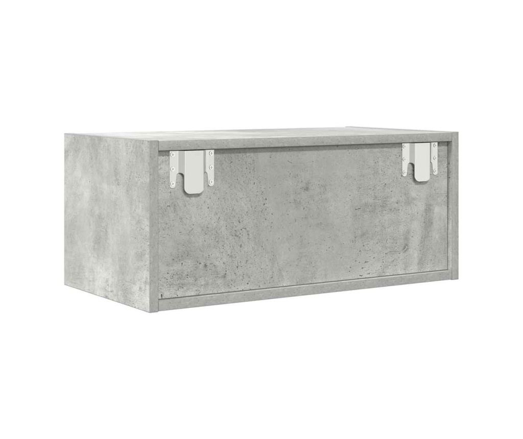 ТВ шкаф Бетон сив 60x31x25,5 cm Инженерна дървесина - 8