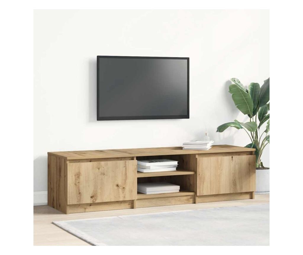 ТВ шкаф Artisan Oak 140x40x36 cm Инженерна дървесина - 3