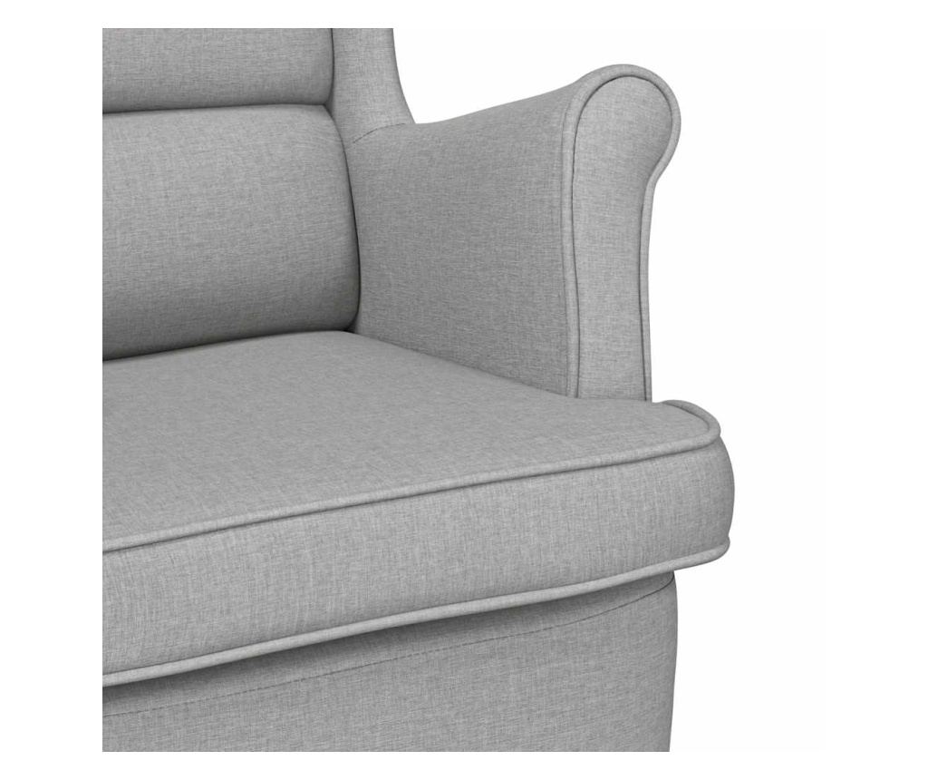 Фотьойл Cloud Grey 74x84x100 cm Fabric - 7