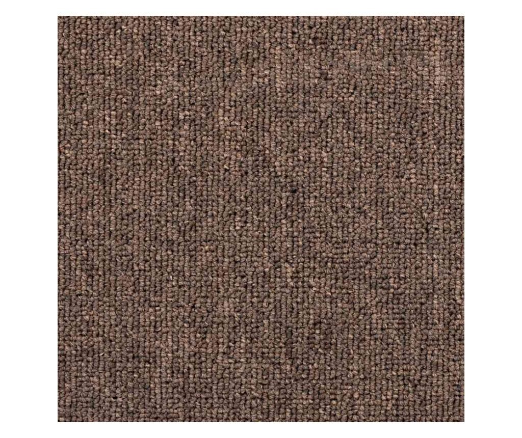 Изтривалки за стълби, 30 бр., 65x24x4 см, кафеенокафяви, полукръгли, големи - 7