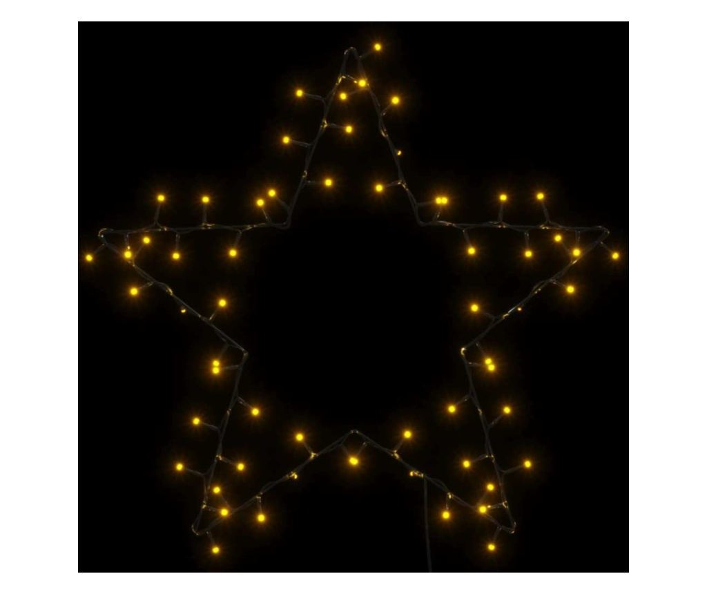 Коледни светлини Star Silhouette 80 светодиода топло бяло - 6