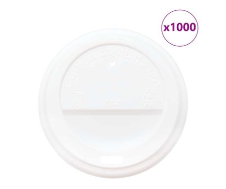 Papirnati poklopci za šalice za kavu Ø80 mm 8oz 1000 kom
