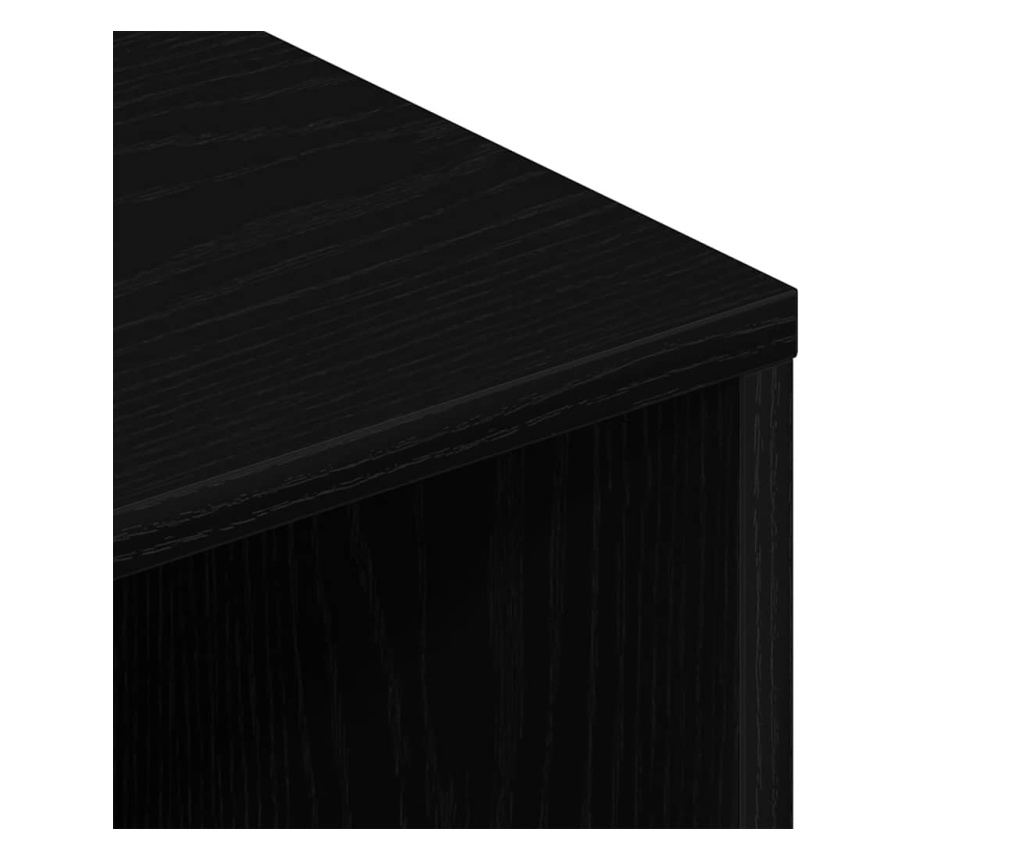 ТВ шкаф Черен дъб 80x40x40 cm Инженерна дървесина - 8