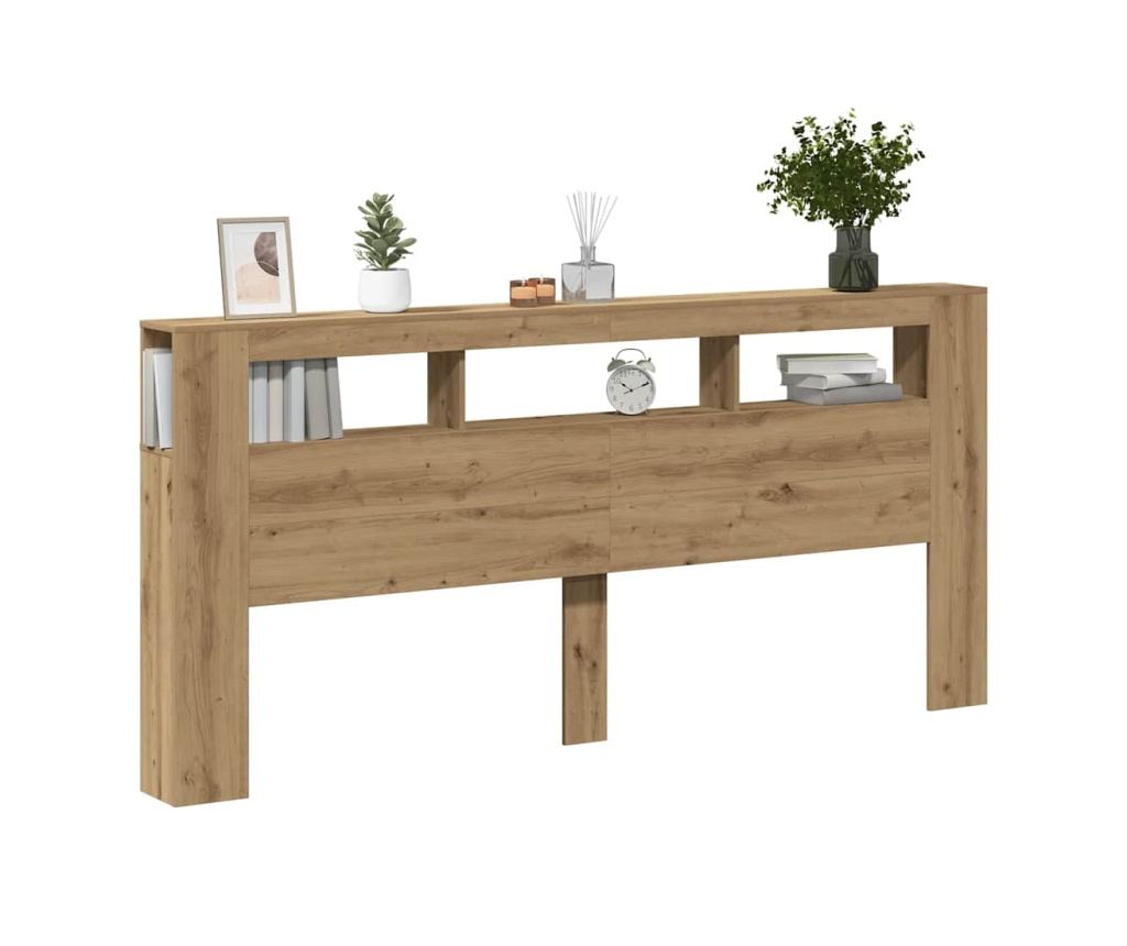 LED табла за глава Artisan Инженерна дървесина - 5