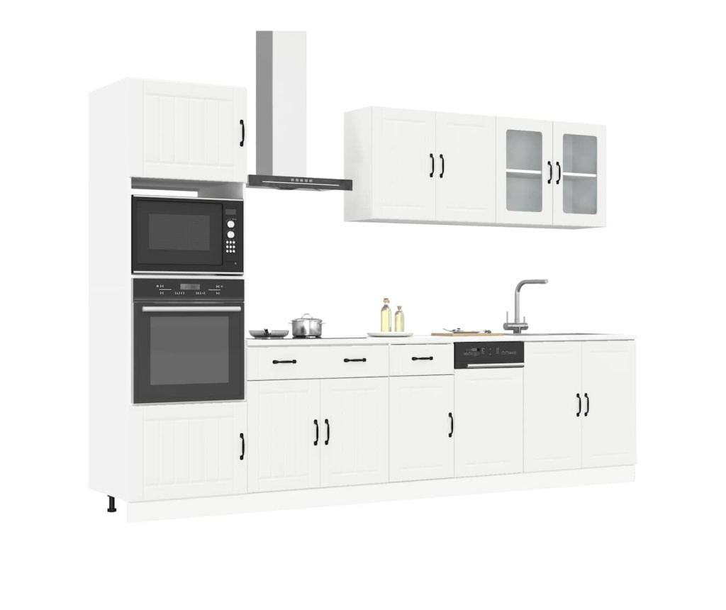 Комплект кухненски шкафове от 7 части Kalmar, инженерно дърво - 2