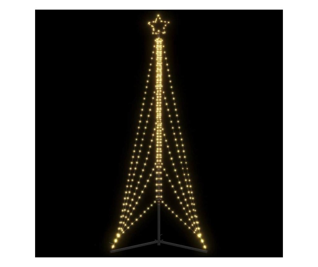 LED коледна елха 525 светодиода топло бяло 302 см - 2