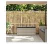 Градинска пейка с възглавница Светло сиво 110x40x44 cm thumbnail 3
