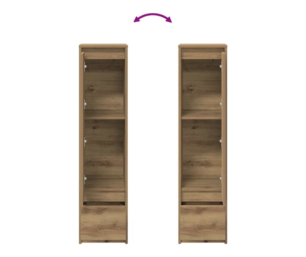 Highboard Artisan Дъб 29,5x34x119,5 см инженерно дърво - 9