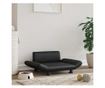 Кучешко легло, черно, 70x45x28 см, изкуствена кожа thumbnail 2