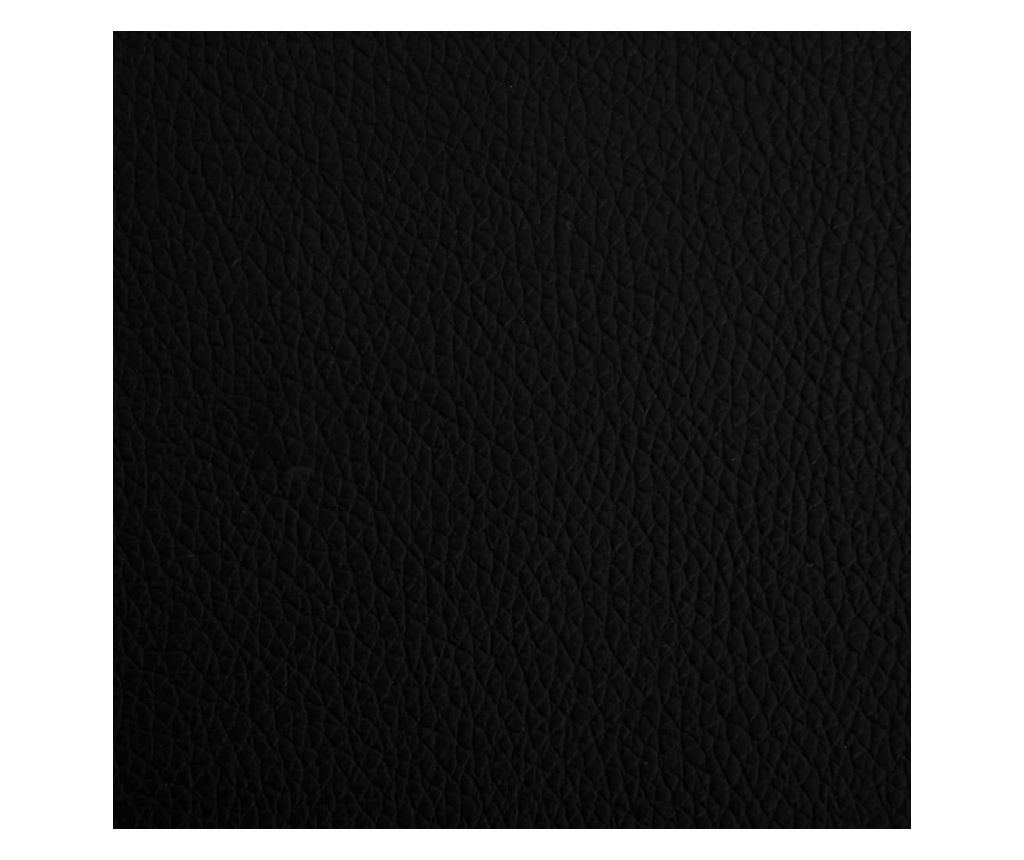 Кучешко легло, черно, 70x45x28 см, изкуствена кожа - 6