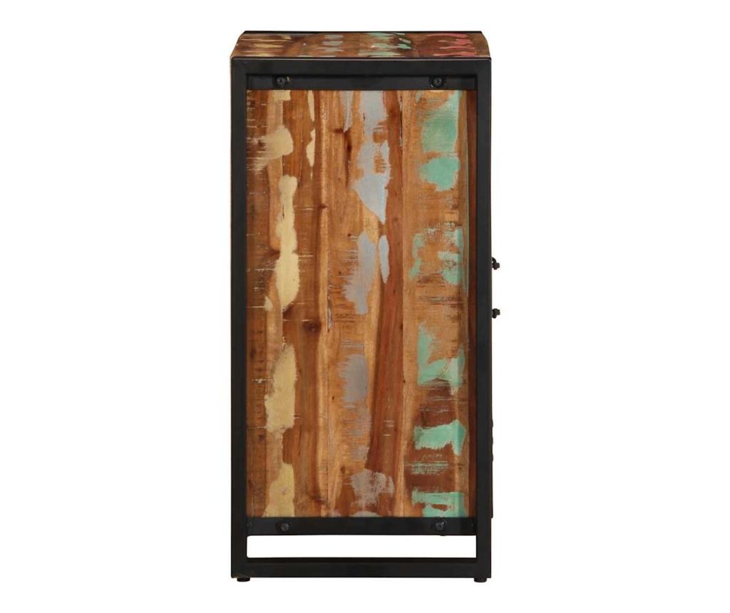Бюфет Multicolour 55x35x70 cm Масивна дървесина Възстановена - 6