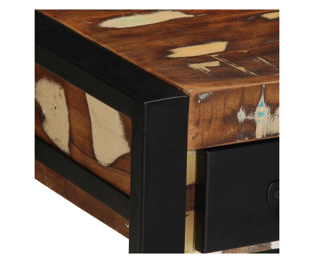 Странична маса Multicolour Масивна дървесина Reclaimed - 6