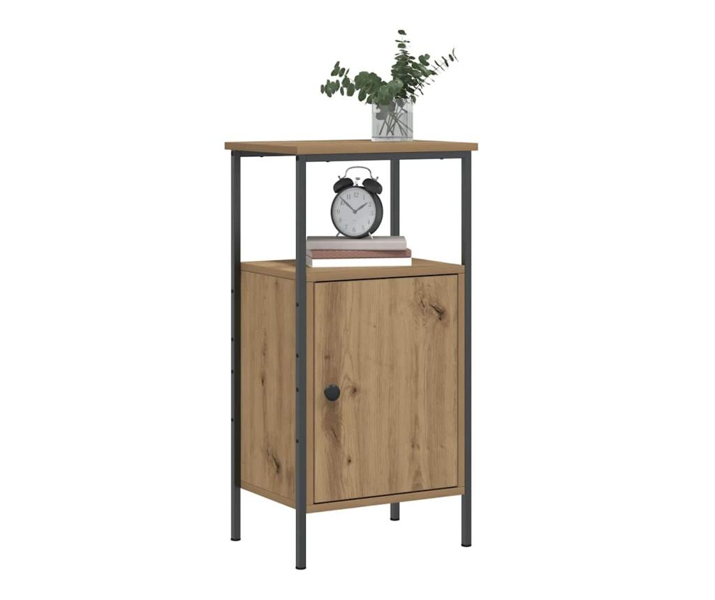 Нощно шкафче Artisan Oak 41x31x80 cm Инженерна дървесина - 2