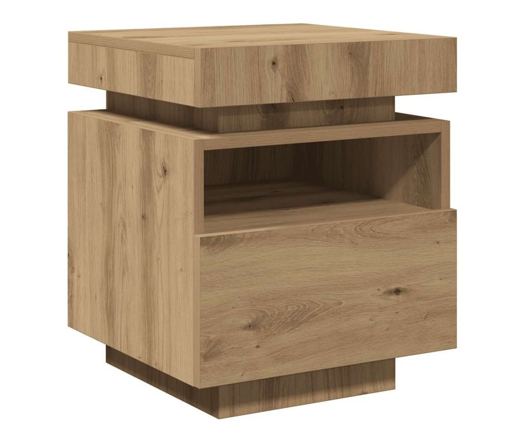 Нощен шкаф с LED осветление Artisan Oak 40x39x48,5 cm - 3