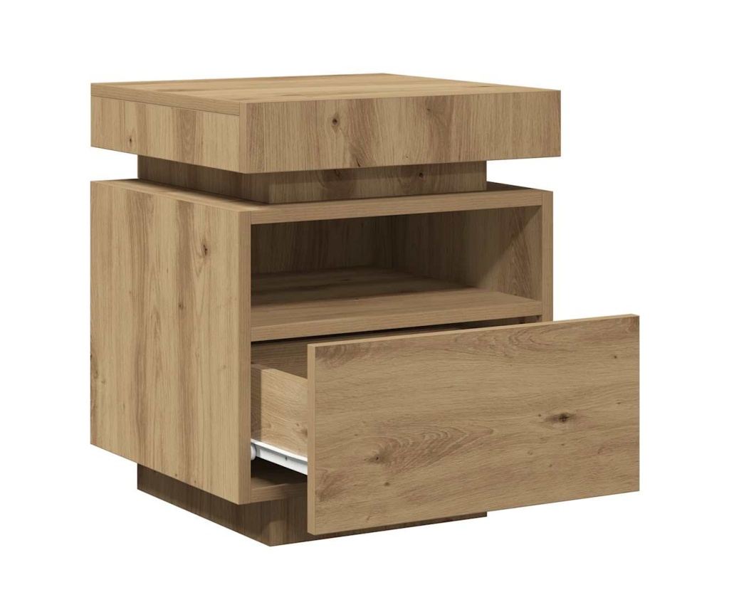 Нощен шкаф с LED осветление Artisan Oak 40x39x48,5 cm - 6