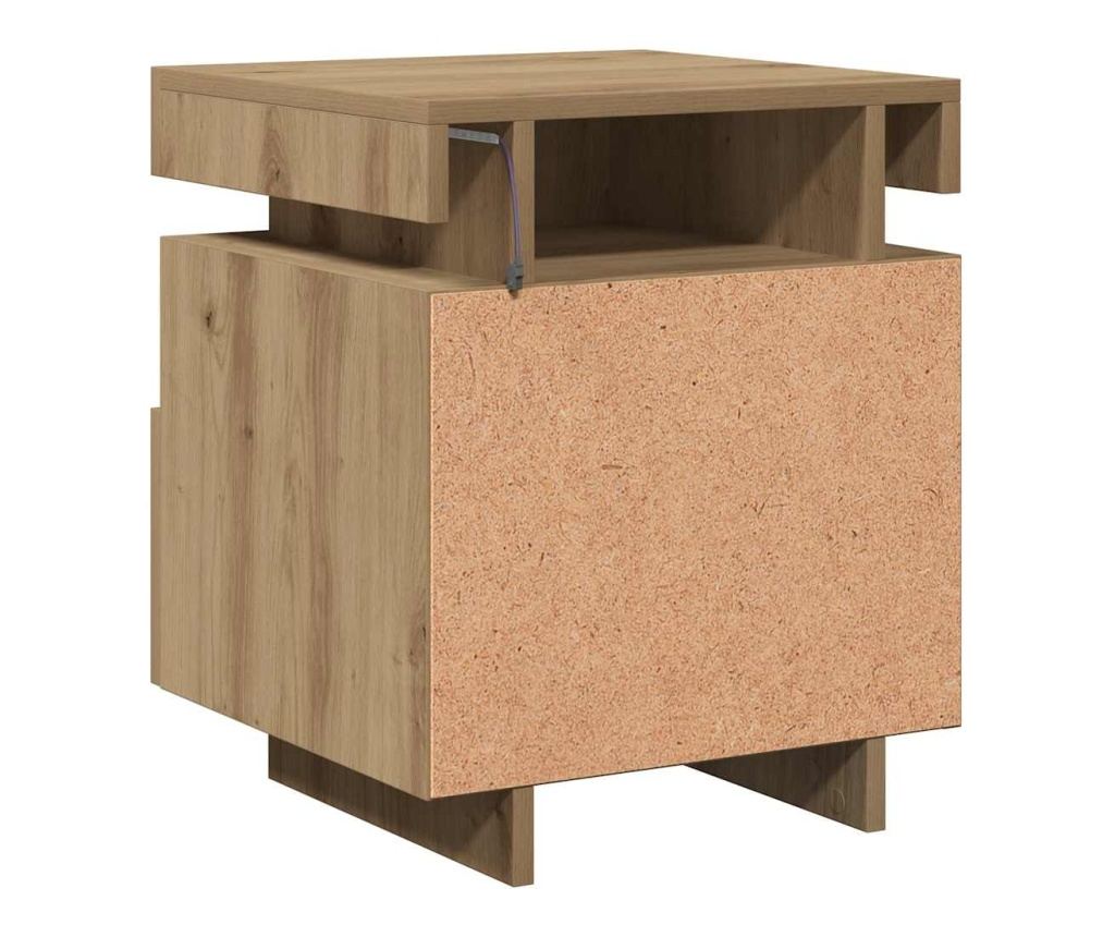 Нощен шкаф с LED осветление Artisan Oak 40x39x48,5 cm - 9