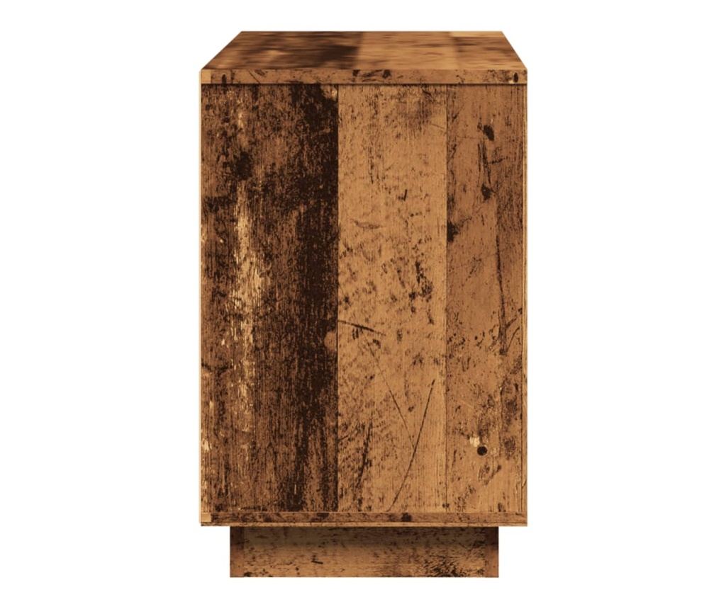 Бюфет, cтаро дърво, 102x35x55 см, инженерно дърво - 5