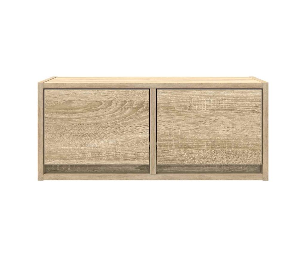 ТВ шкаф Дъб Сонома 60x31x25,5 cm Инженерна дървесина - 6
