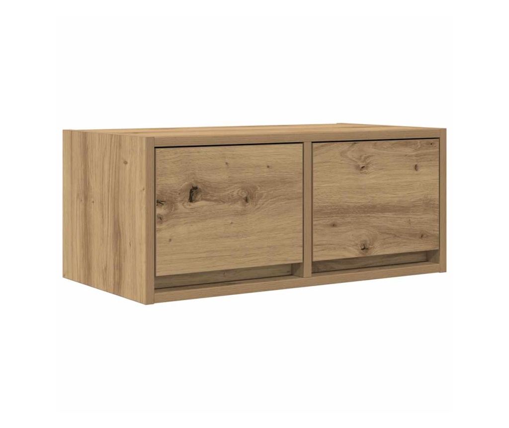 ТВ шкафове 2 бр дъб артизан 60x31x25,5 см инженерно дърво - 6