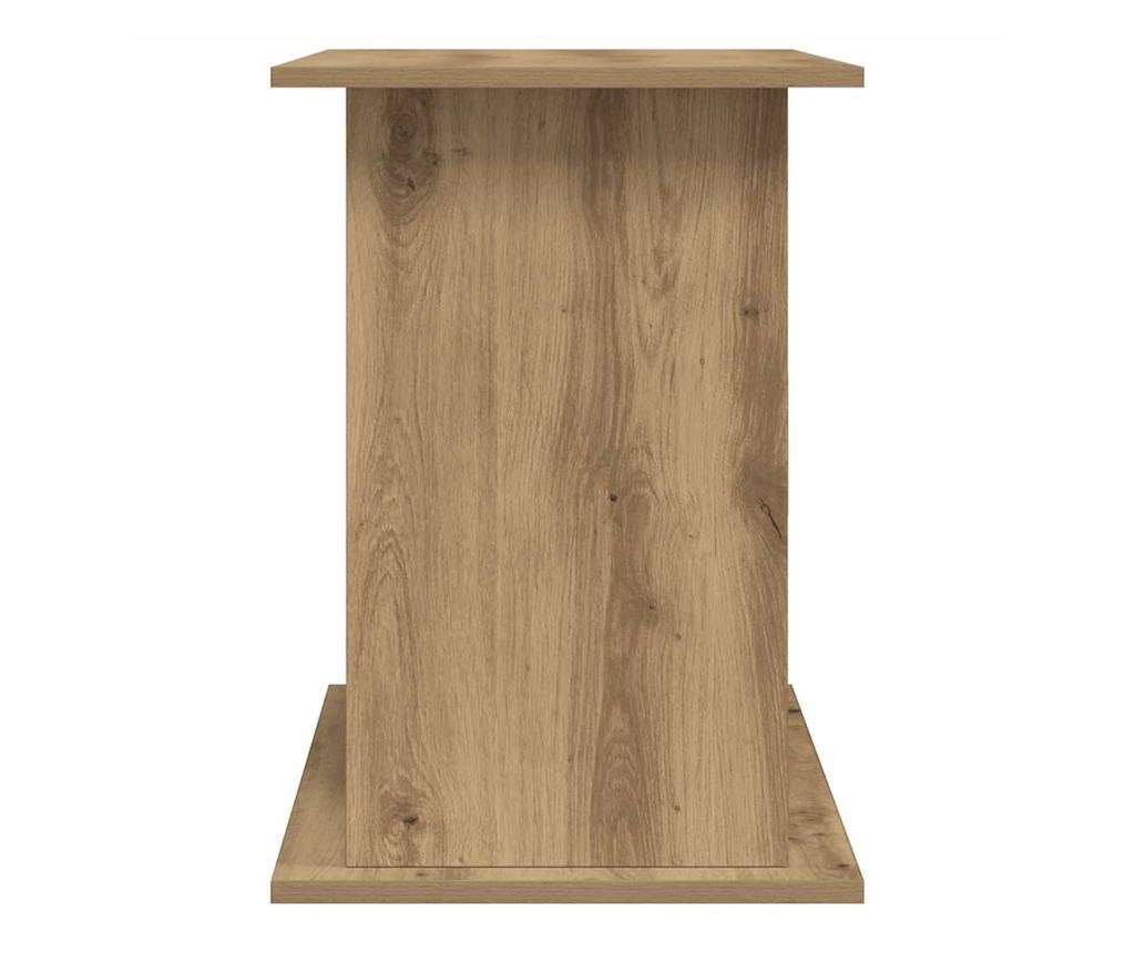 Стойка за аквариум, дъб, 101x41x58 см, инженерно дърво - 5