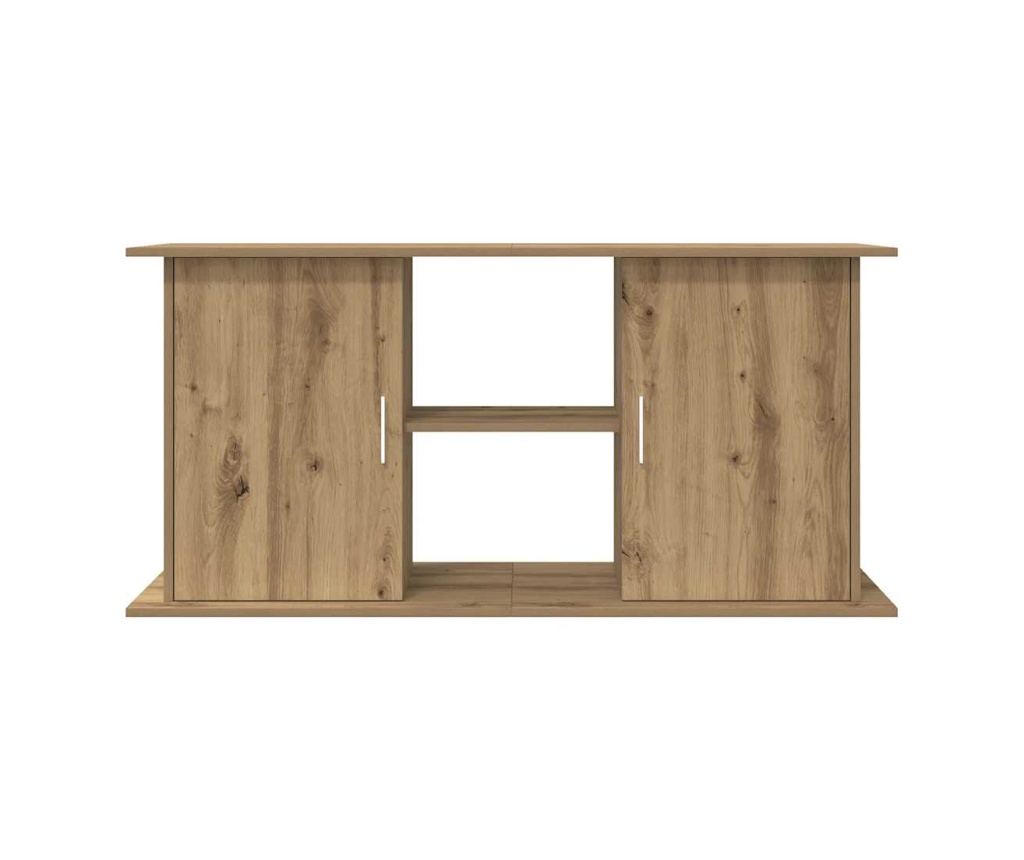 Стойка за аквариум, дъб, 121x41x58 см, инженерно дърво - 4