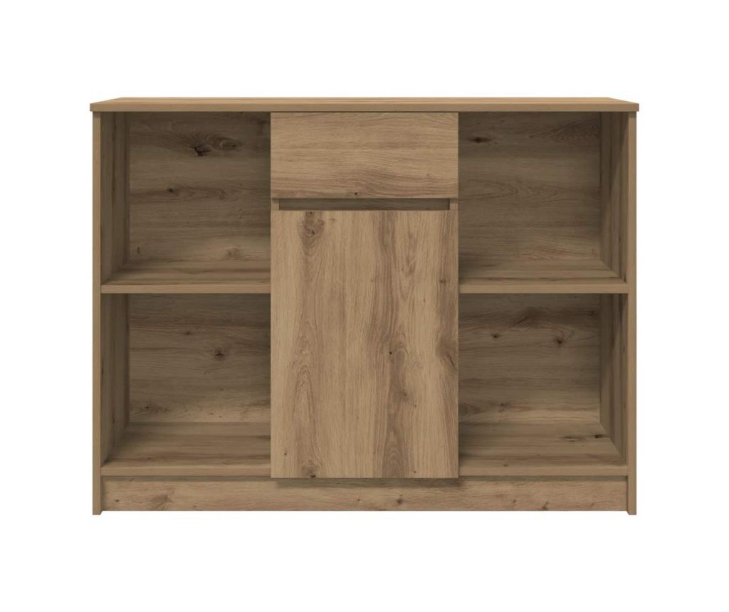 Бюфет с чекмеджета, дъб артизан 101x35x76см Инженерна дървесина - 6