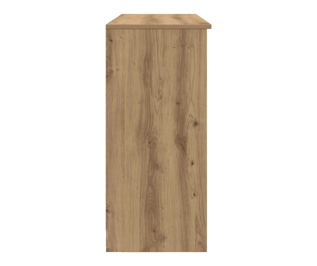 Бюфет с чекмеджета, дъб артизан 101x35x76см Инженерна дървесина - 7