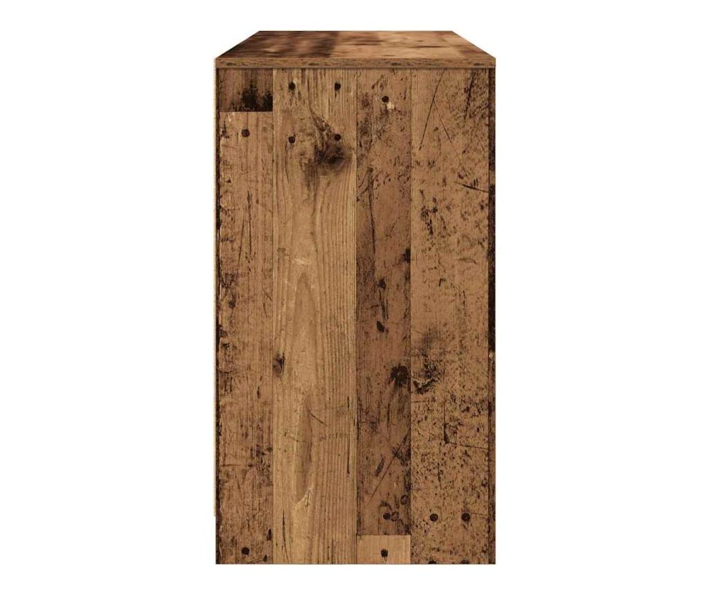 Бюро, старо дърво, 120x42x76 см, инженерно дърво - 7