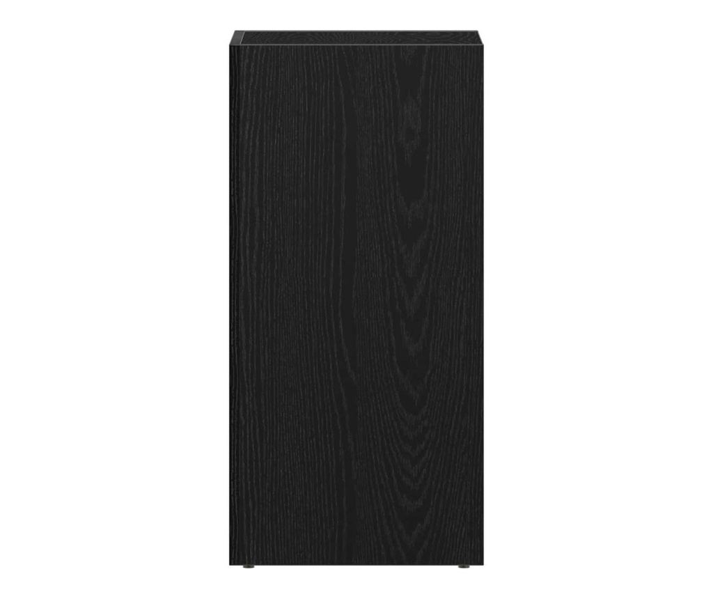 LP Кутия за съхранение Черен дъб 71x34x36cm Инженерна дървесина - 6