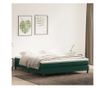 Box Spring легло без матрак Тъмнозелено 180x220 cm кадифе thumbnail 2