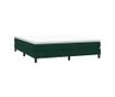 Box Spring легло без матрак Тъмнозелено 180x220 cm кадифе thumbnail 3