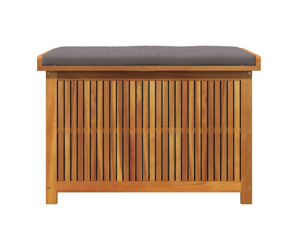 Градинска ракла, 90x50x60,5 см, акация масив - 5