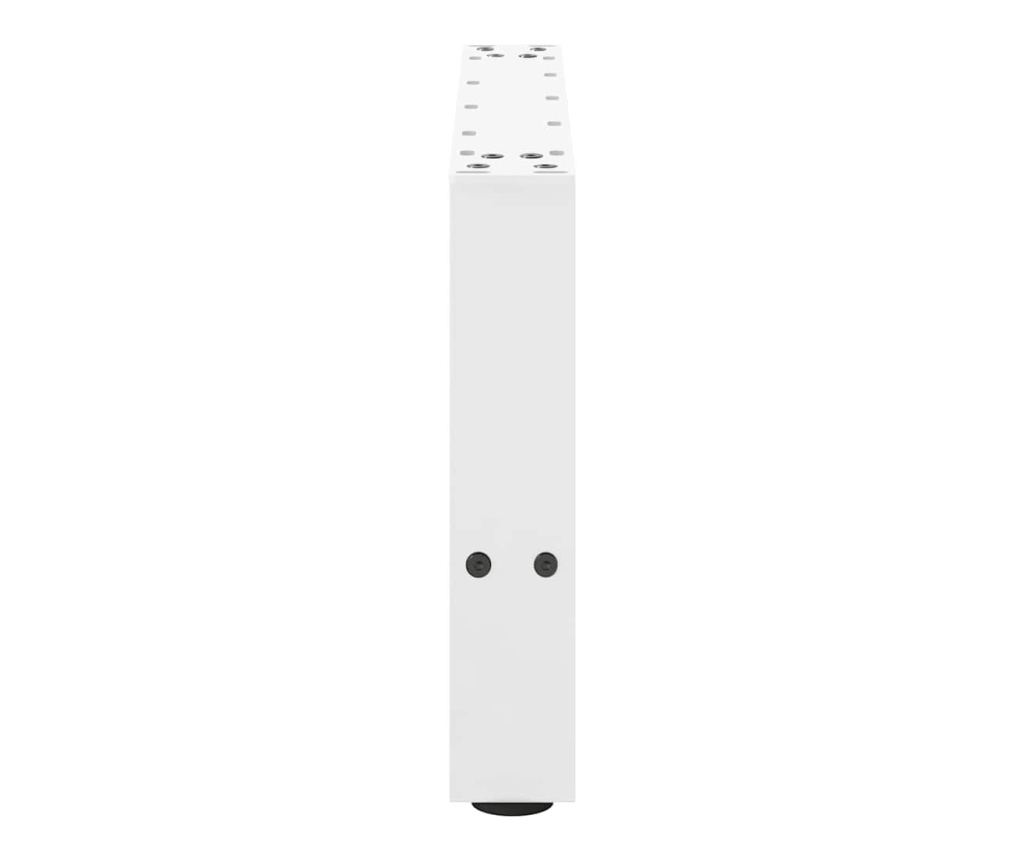 Крака за масичка за кафе, бели, 2 бр., 50 x (30-31) см, стомана - 6