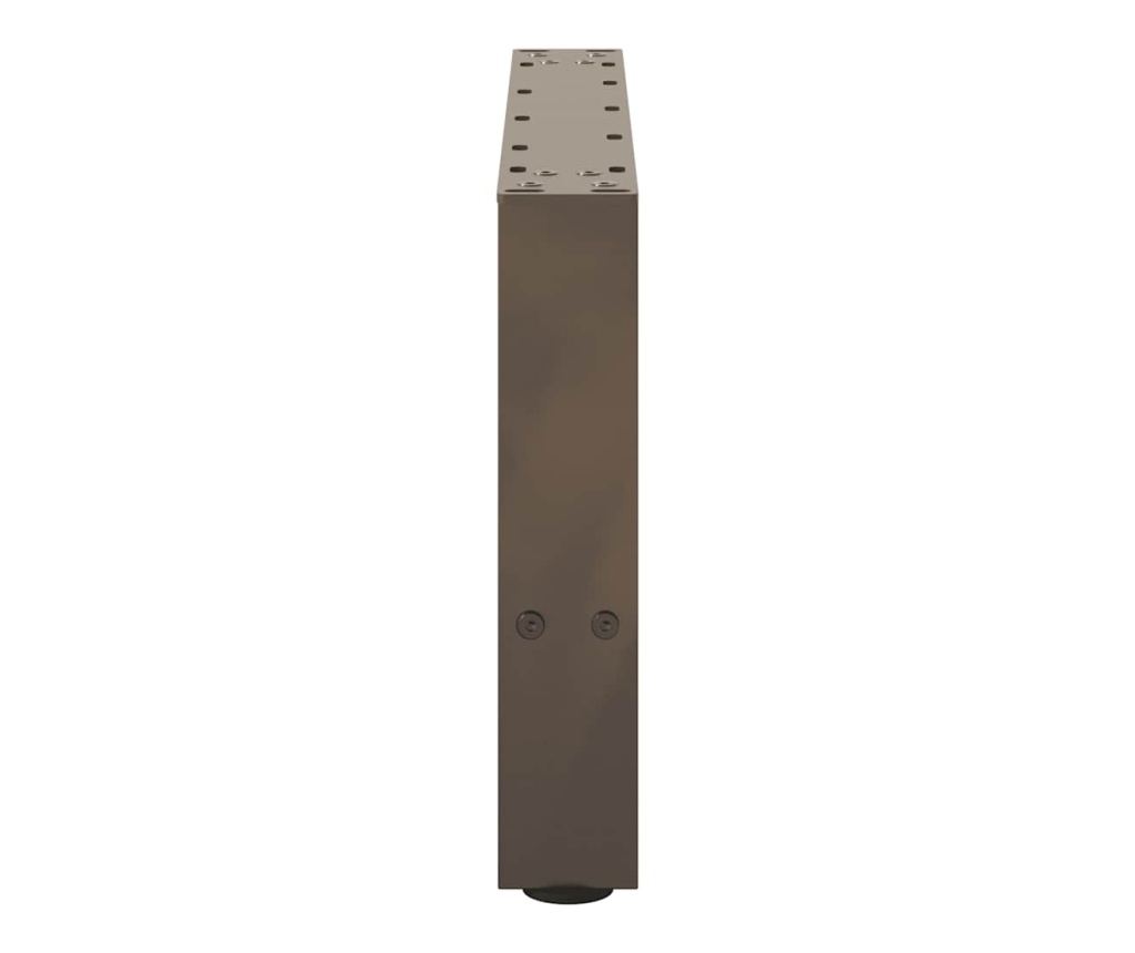 Крака за масичка за кафе, естествена стомана, 2 бр., 50 x (30-31) см, стомана - 6