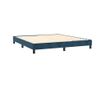 Boxspring krevet, tamnoplavi, 160x200 cm, baršun thumbnail 4