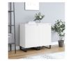 Komoda, 2 kom, bijela, 40x35x70 cm, konstruirano drvo thumbnail 1