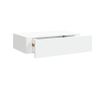 Raft de perete cu sertar, alb, 40x23,5x10 cm, MDF thumbnail 2