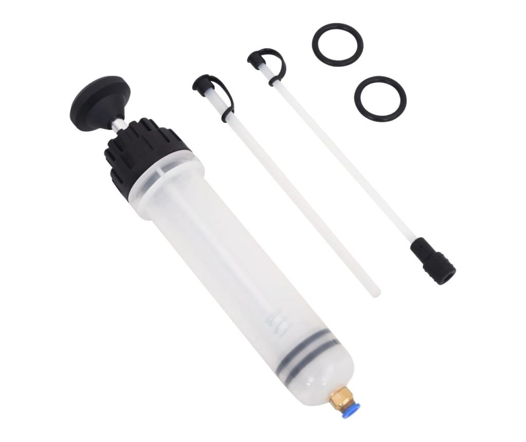 vidaXL Purjor de frână, alb și negru, 0,2 L - 2