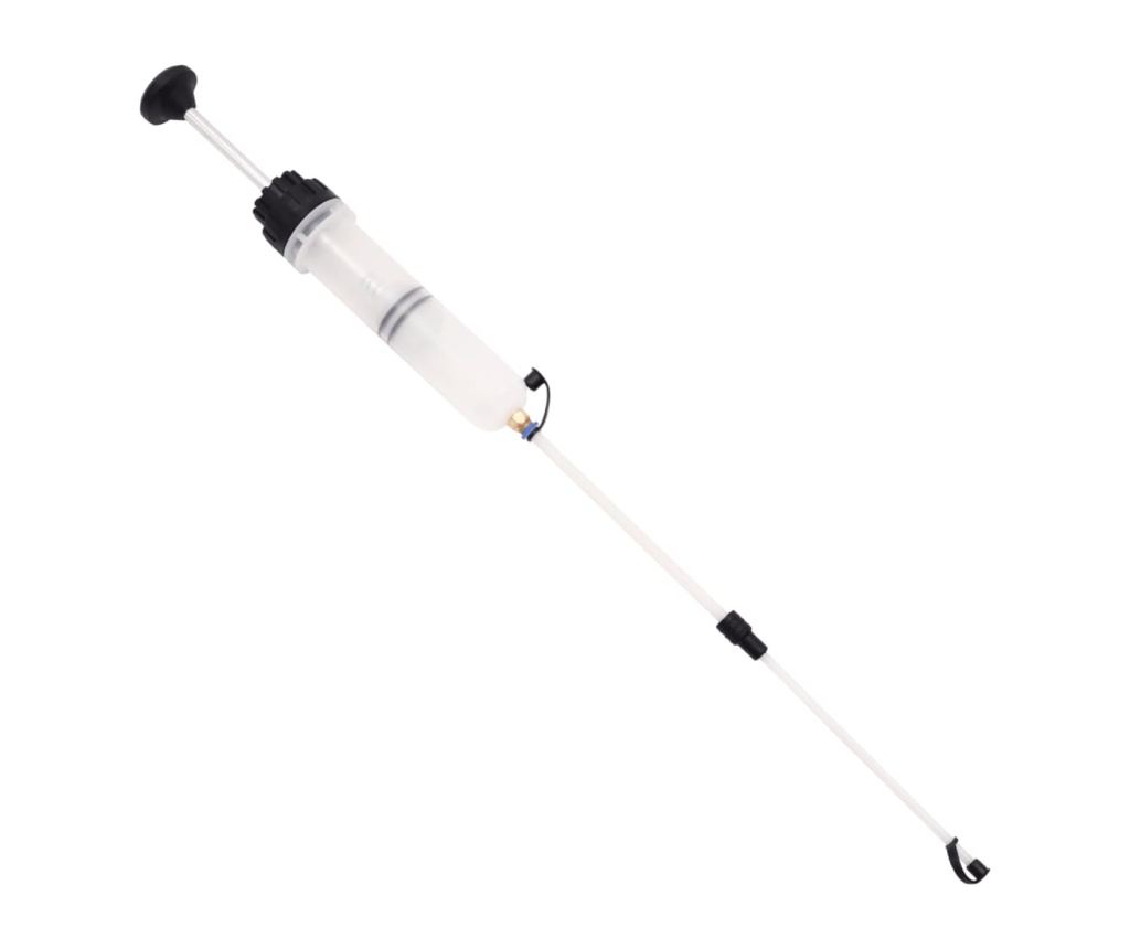 vidaXL Purjor de frână, alb și negru, 0,2 L - 3