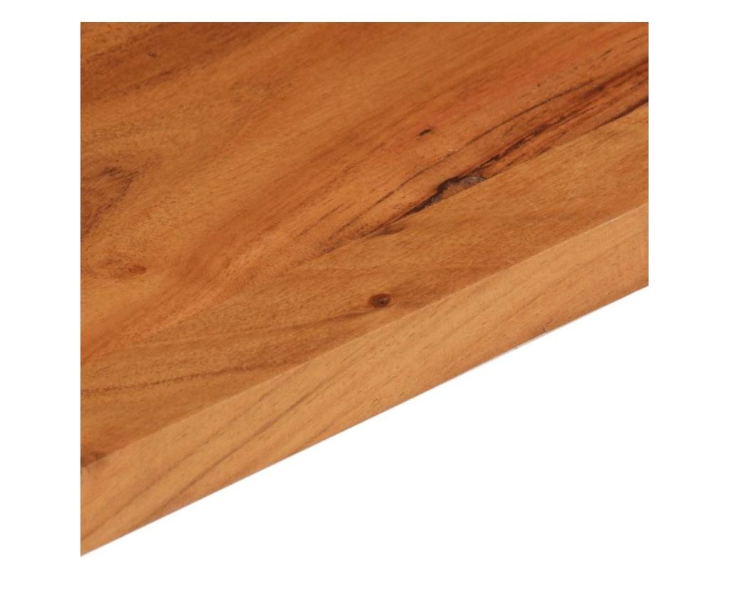 Stolní deska 50 x 50 x 2,5 cm čtvercová masivní akáciové dřevo - 7