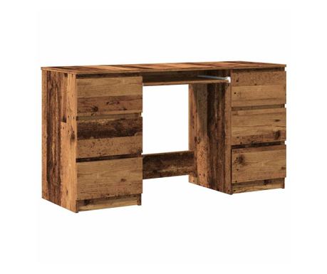 Pisaći stol staro drvo 140x50x77 cm konstruirano drvo