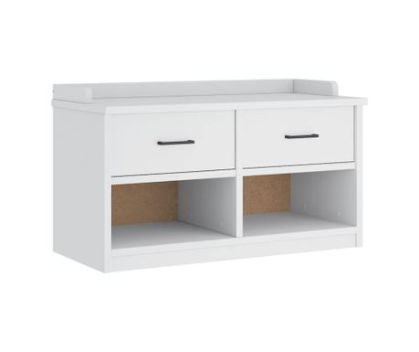 Klupa za predsoblje SANDNES 87x40x50 cm od masivne borovine