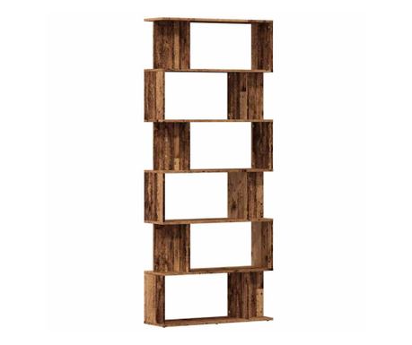 Ormar za knjige staro drvo 80x24x192 cm konstruirano drvo