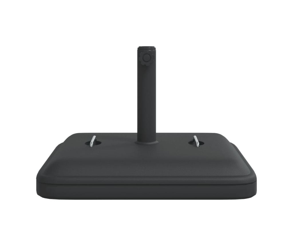 Stojan na slunečník s úchyty pro tyč Ø 38 / 48 mm 27 kg čtverec - 4
