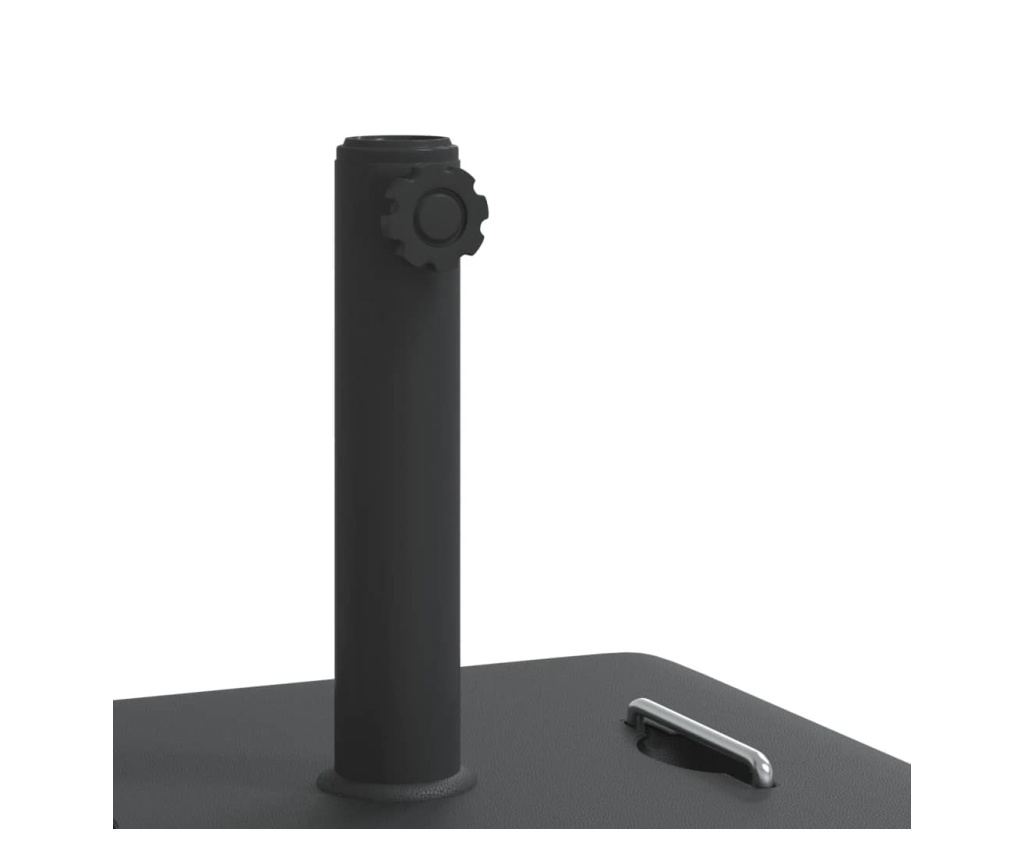 Stojan na slunečník s úchyty pro tyč Ø 38 / 48 mm 27 kg čtverec - 8