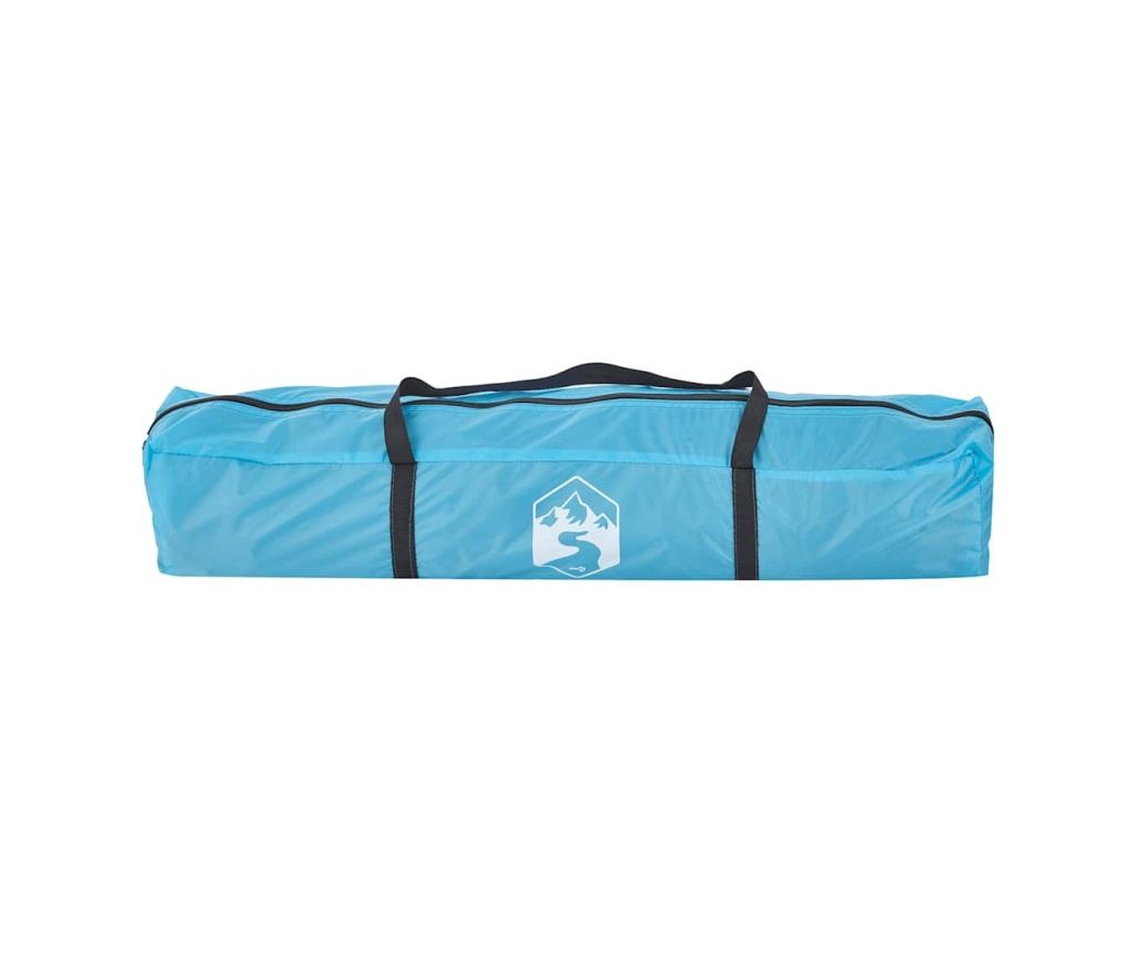 Kempingový stan kupole pro 3 osoby modrý rychloupínací - 9